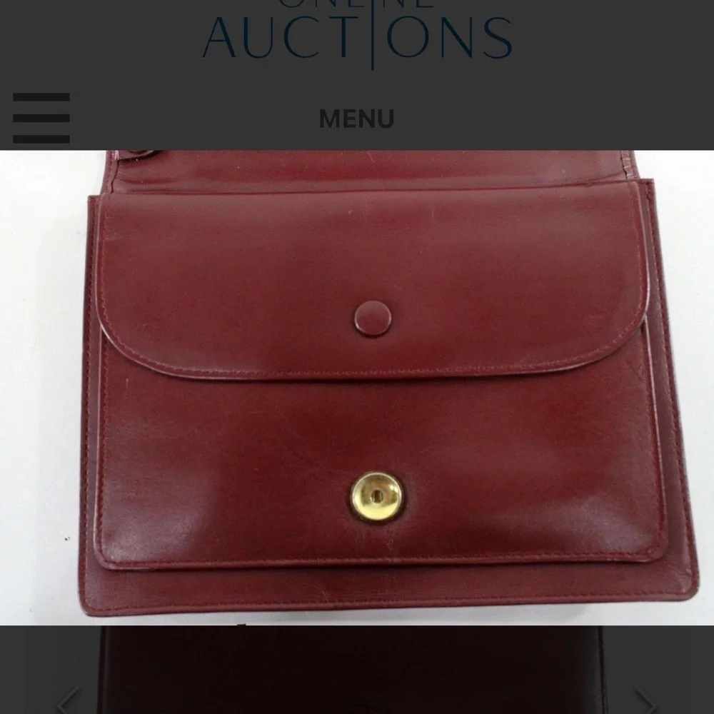 Authentic Cartier Panthere Leather Handbag / Clutch in a Dust Bag.